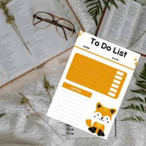 digital TO DO LIST pdf document