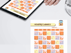 💰 Monthly Budget Saving Template (PDF)