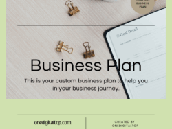 Aesthetic Modern Business Plan A4 Document
